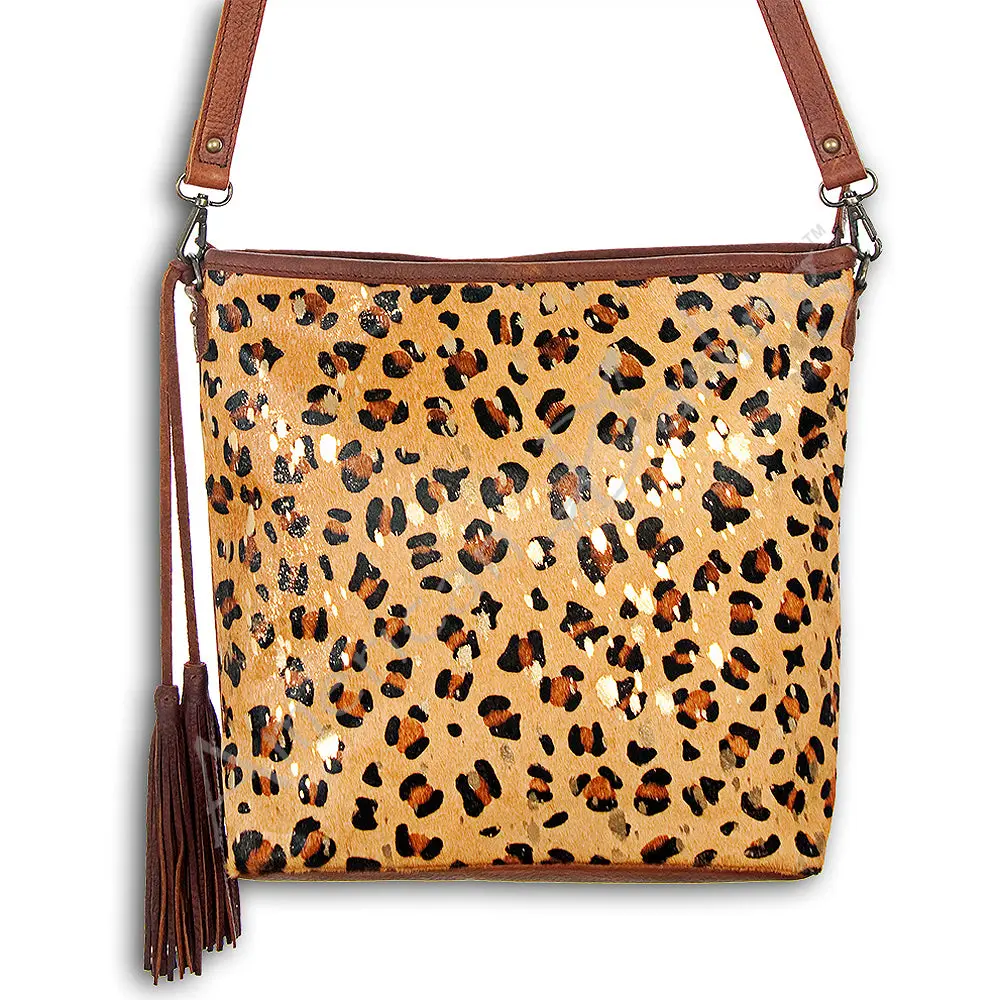 American Darling Small Crossbody Hair-On Genuine Leather Western Women Bag Handbag Purse | For Cute 3