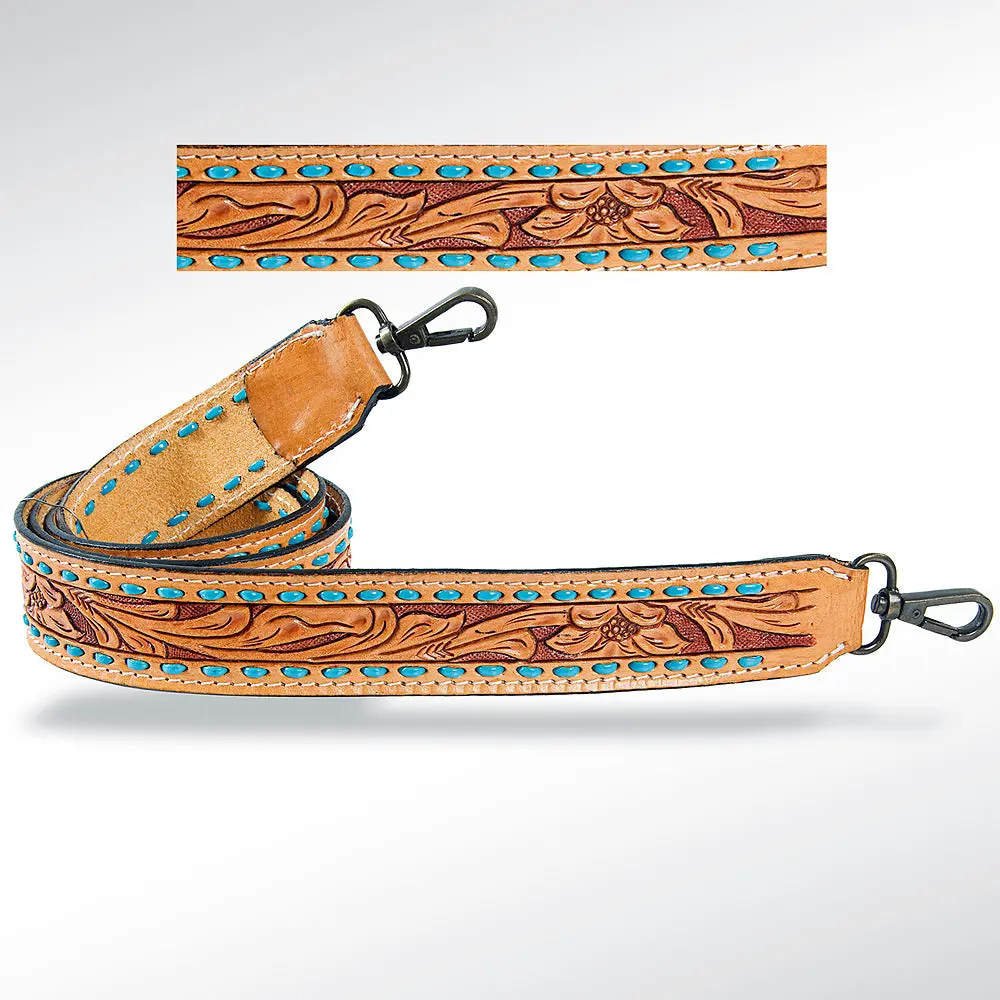 American Darling Hand Tooled Genuine Leather Crossbody Handle Strap For Bags Phone Keychain Wallet Purse Clutch Cellphone 1