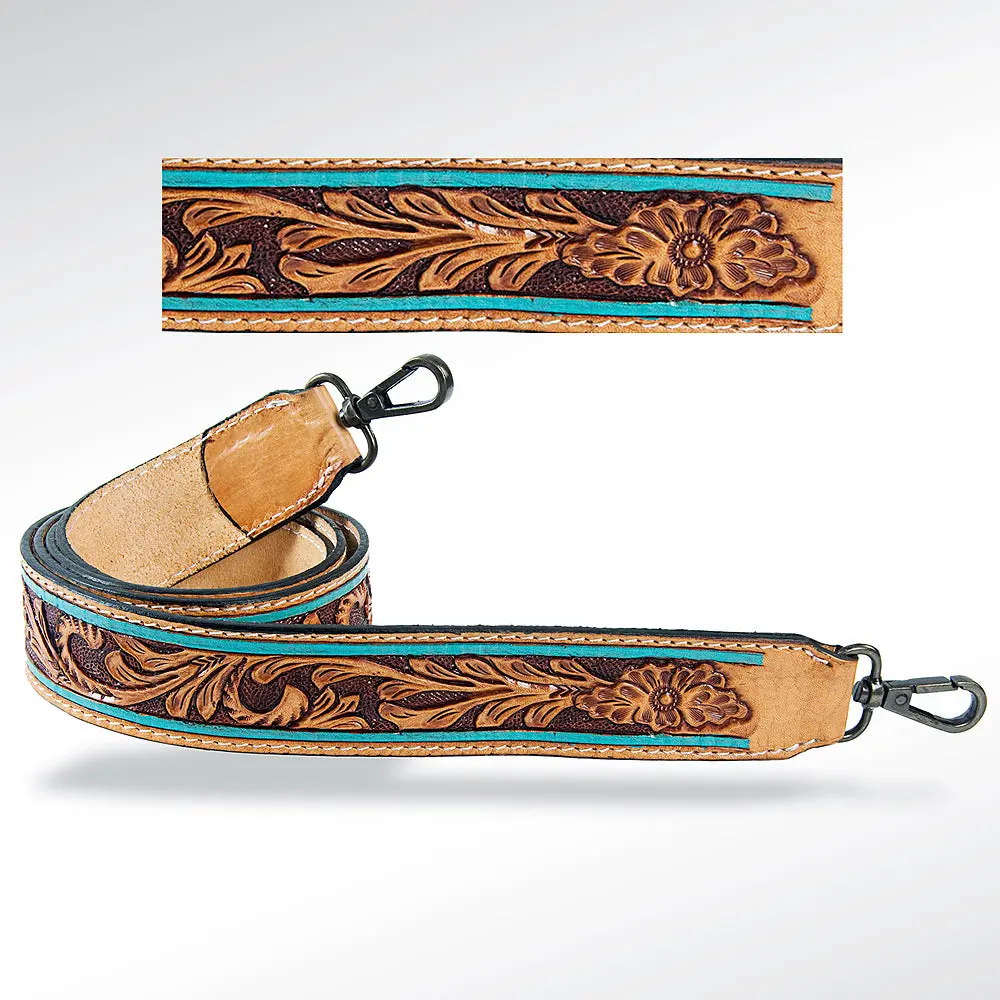American Darling Hand Tooled Genuine Leather Crossbody Handle Strap For Bags Phone Keychain Wallet Purse Clutch Cellphone 1
