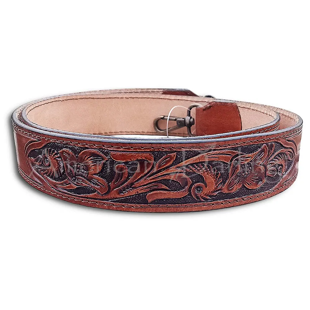 American Darling Hand Tooled Genuine Leather Crossbody Handle Strap For Bags Phone Keychain Wallet Purse Clutch Cellphone 1