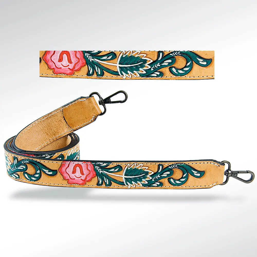 American Darling Hand Tooled Genuine Leather Crossbody Handle Strap For Bags Phone Keychain Wallet Purse Clutch Cellphone 1