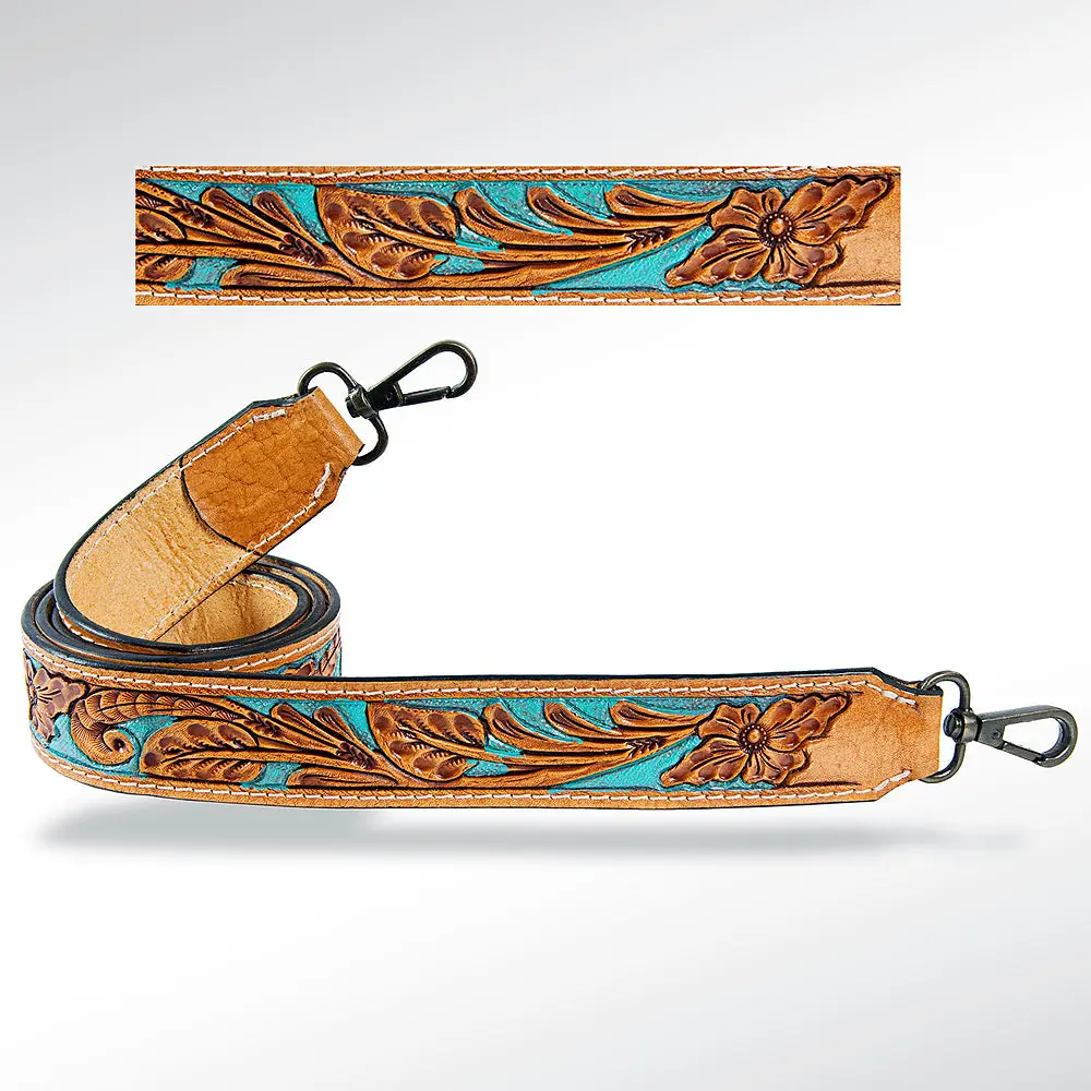 American Darling Hand Tooled Genuine Leather Crossbody Handle Strap For Bags Phone Keychain Wallet Purse Clutch Cellphone 1