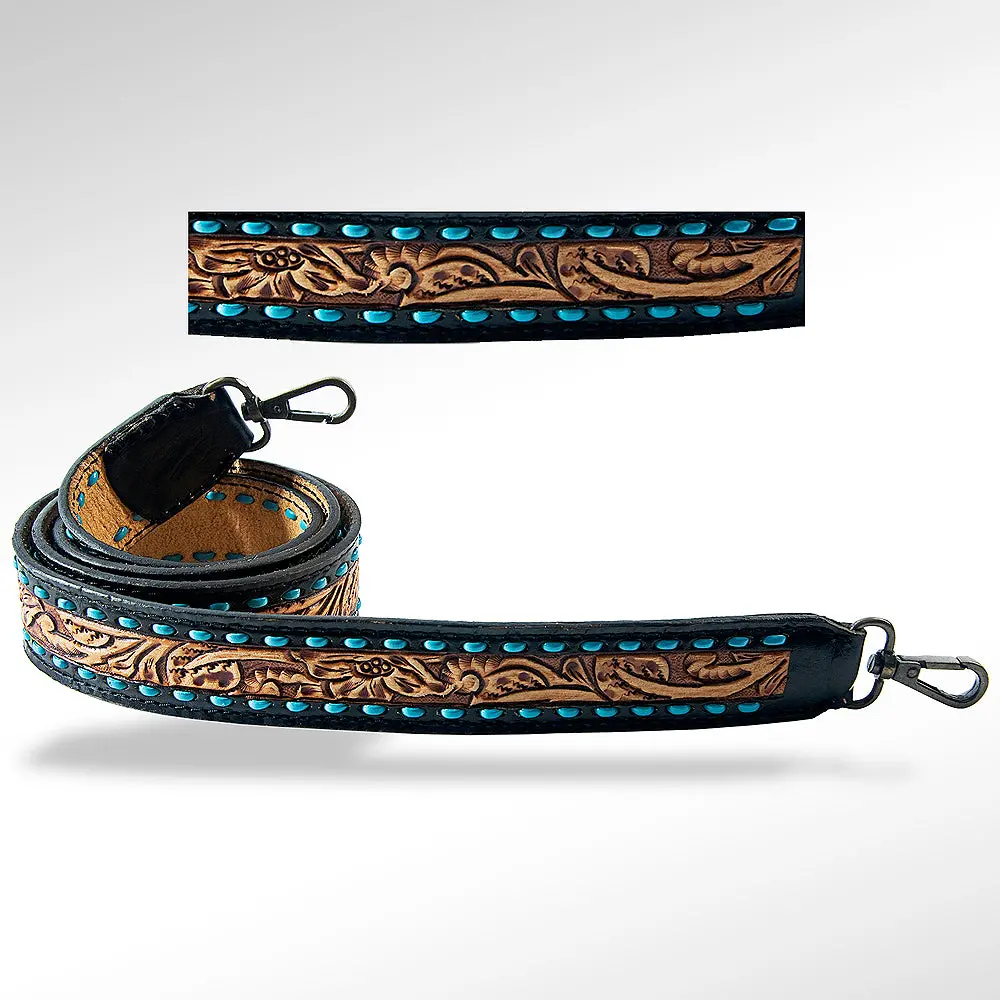 American Darling Hand Tooled Genuine Leather Crossbody Handle Strap For Bags Phone Keychain Wallet Purse Clutch Cellphone 1