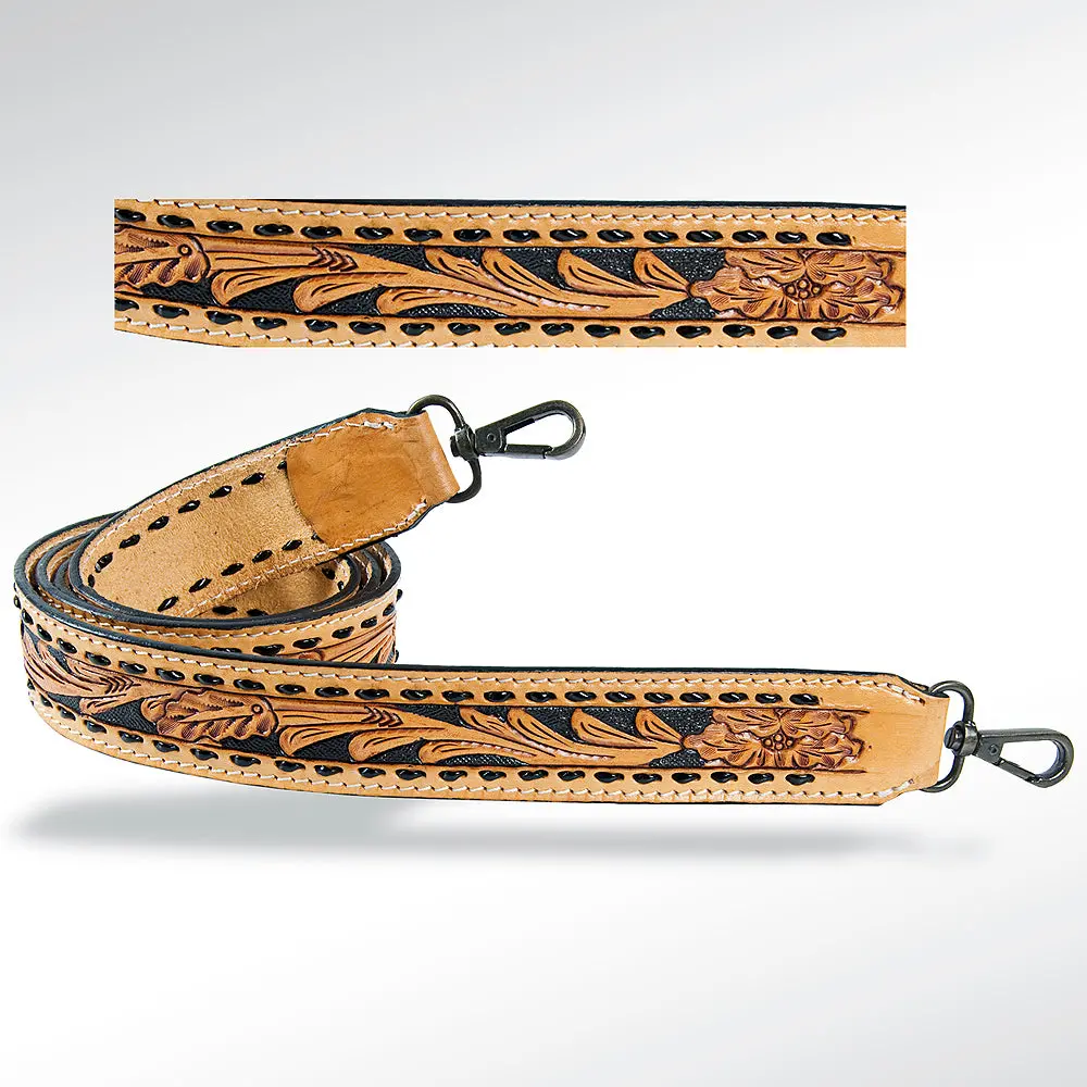 American Darling Hand Tooled Genuine Leather Crossbody Handle Strap For Bags Phone Keychain Wallet Purse Clutch Cellphone 1