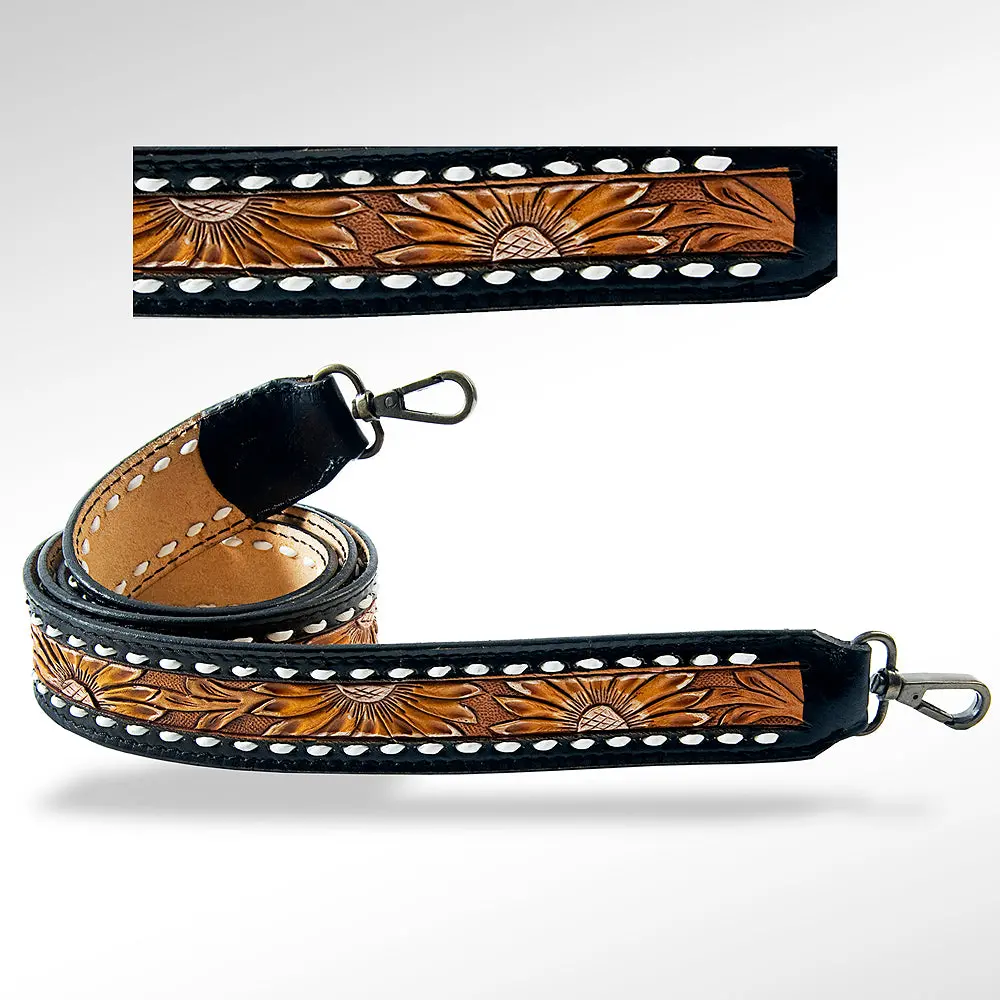 American Darling Hand Tooled Genuine Leather Crossbody Handle Strap For Bags Phone Keychain Wallet Purse Clutch Cellphone 1