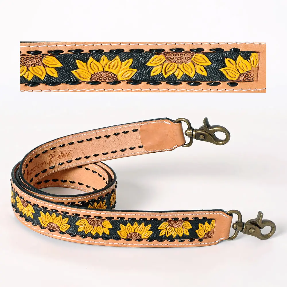 American Darling Hand Tooled Genuine Leather Crossbody Handle Strap For Bags Phone Keychain Wallet Purse Clutch Cellphone 1
