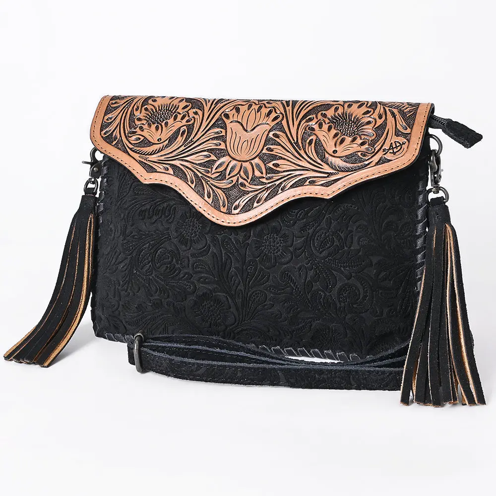 American Darling Envelope Hand Tooled Genuine Leather Women Bag Western Handbag Purse | For Cute 1