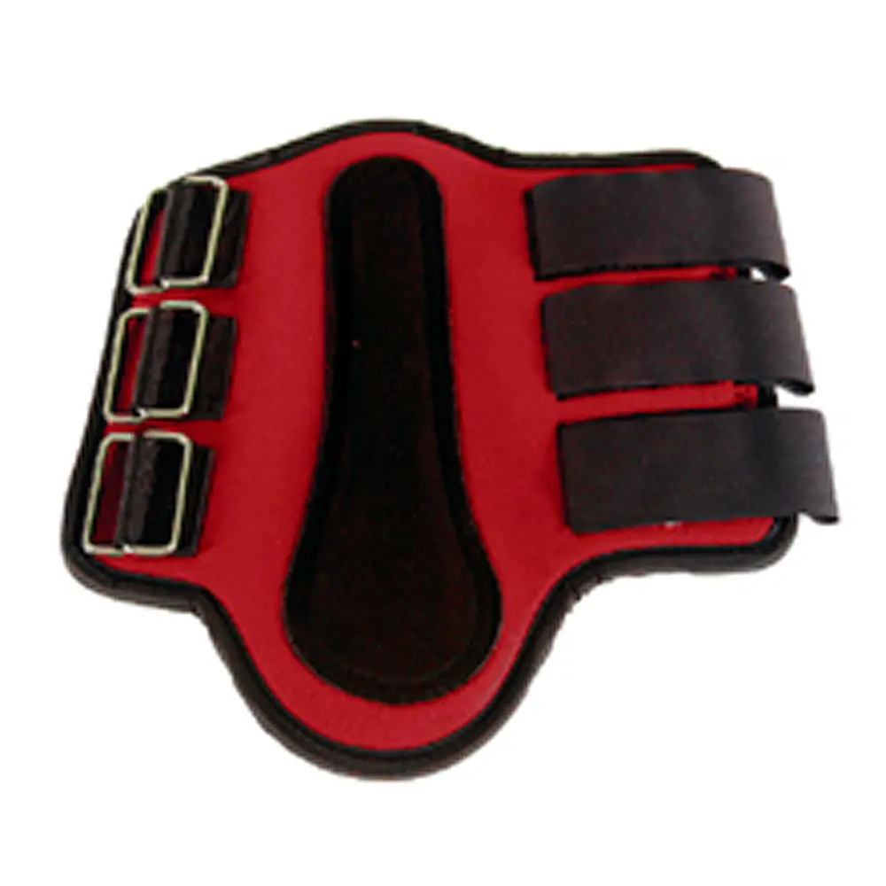 Large Hilason Horse Splint Boots Neoprene Red 1