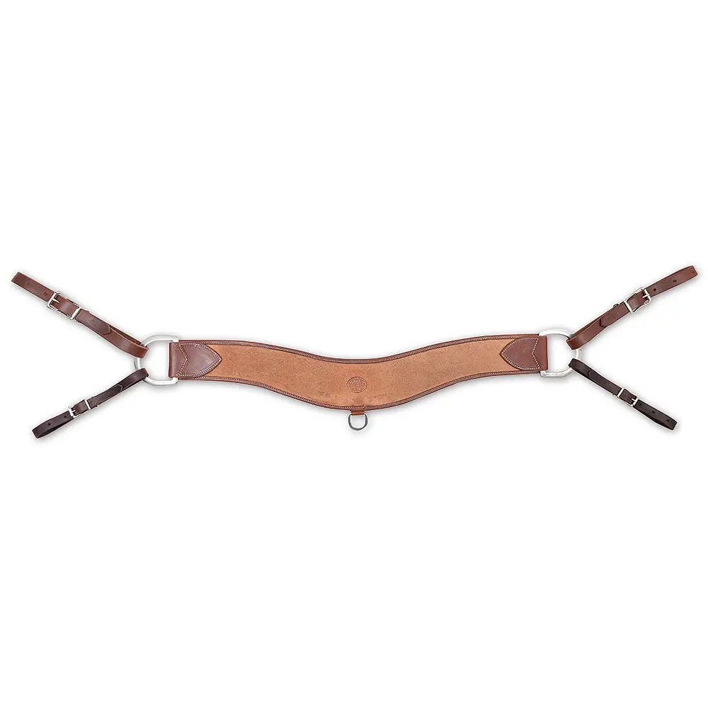 4 Inch Martin Saddlery Steer Roper Breastcollar Rough Out 1