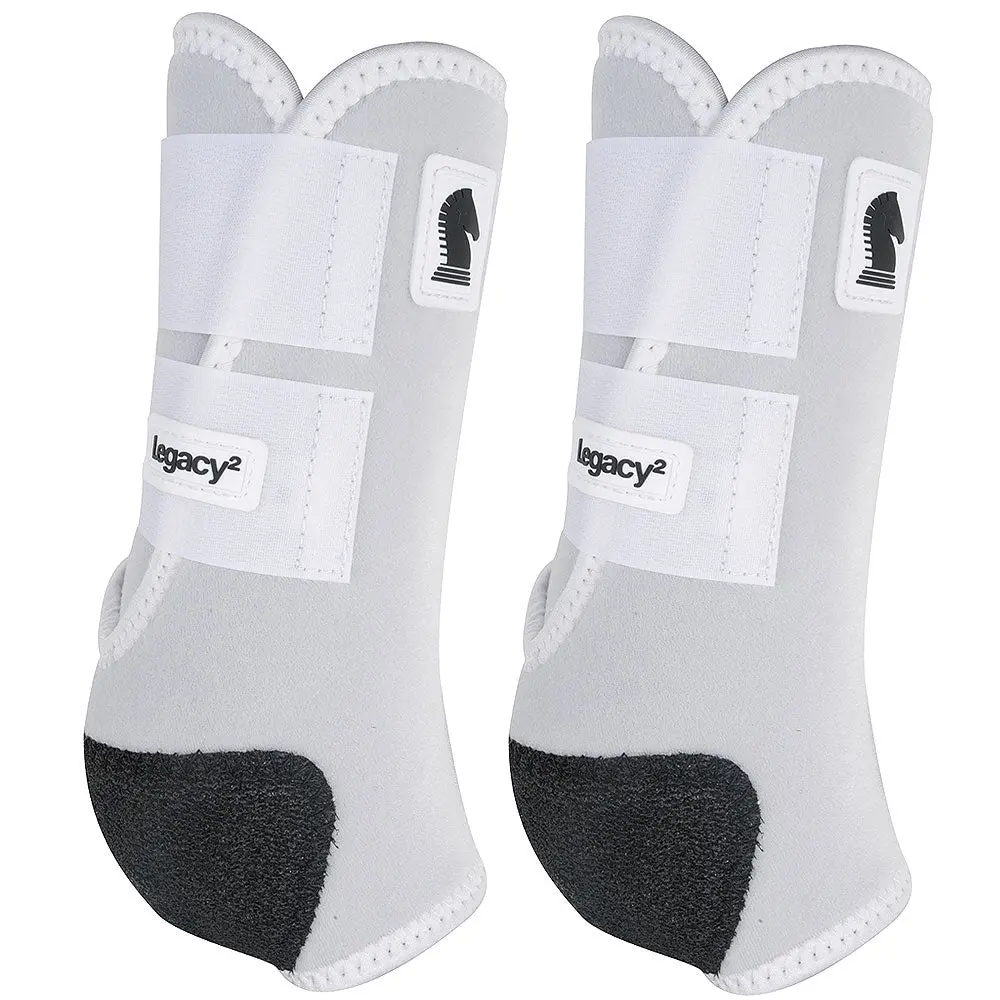 Small Classic Equine Legacy2 Support Boot Front White 1
