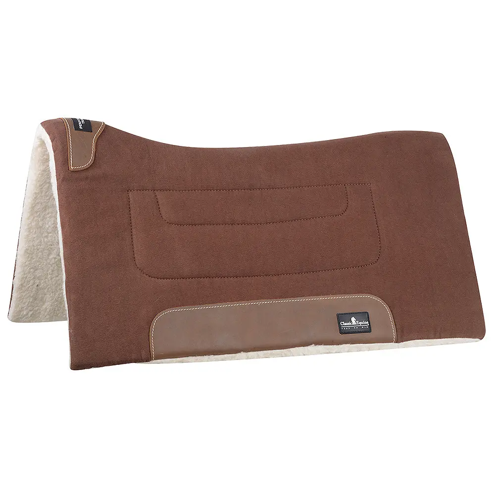 31 In X 32 Classic Equine Performance Trainer Saddle Pad Brown 1