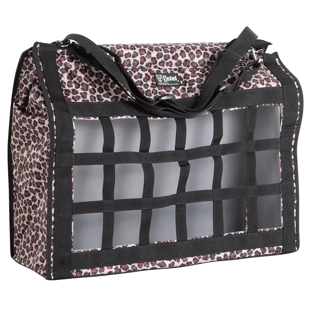Cashel Slow Feed Top Load Horse Hay Bag Leopard 1