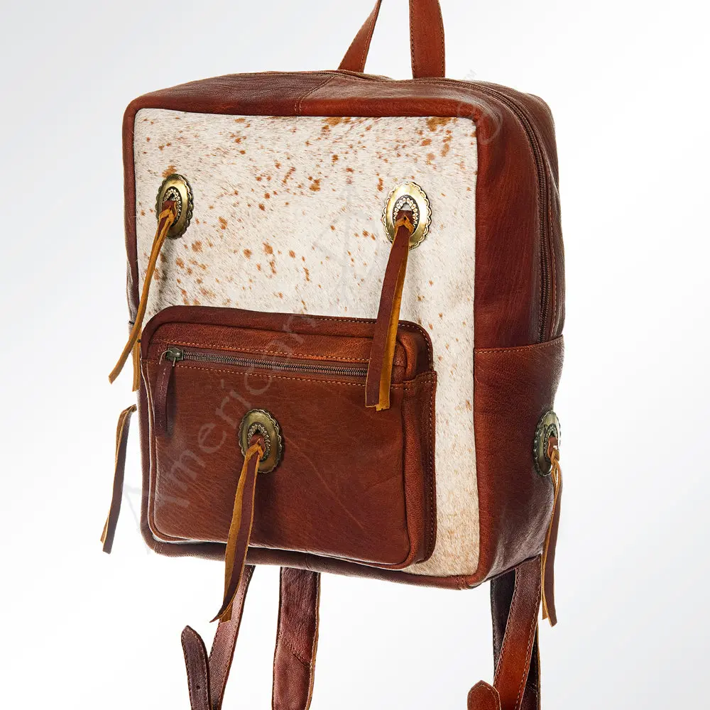 American Darling Backpack Hair On Genuine Leather Western Women Bag | Handbag Duffle Weekend Travel Bags 1