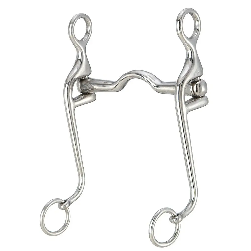 5 In Mouth Tough Kelly Silver Star Swivel Cheek Walking Horse Bit 1