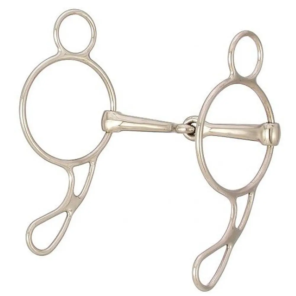 4 1/2 In Mouth Kelly Silver Star Wonder Horse Bit Stainless Steel 1