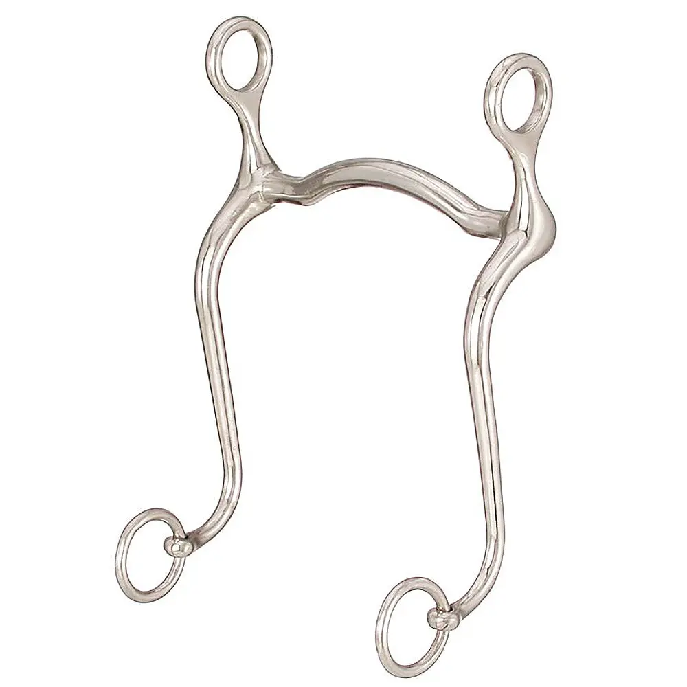 5 1/8 In Mouth Tough 1 Kelly Silver Star Walking Horse Curb Bit 1
