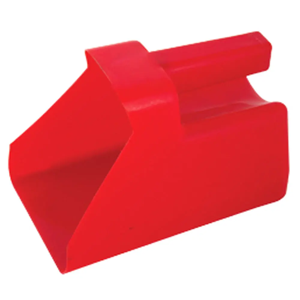 Hilason Plastic Feeder Scoop 3 Quart -Red 1