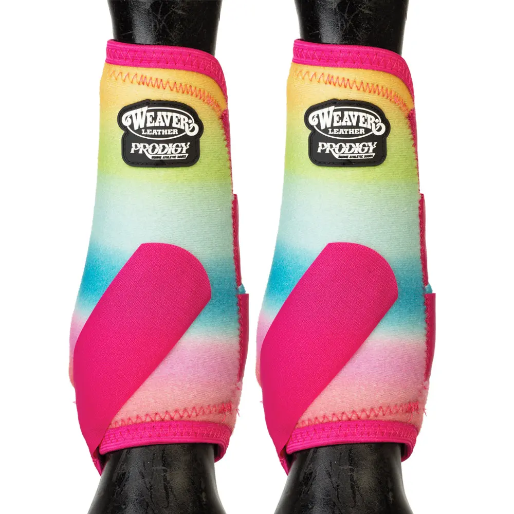 Small Weaver Horse Front Boots Prodigy Athletic 2 Pack Rainbow 1