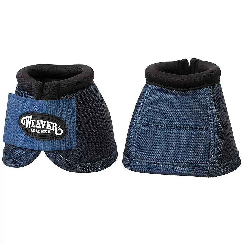 Weaver Horse Bell Boots Ballistic No Turn 2 Pack Navy 1