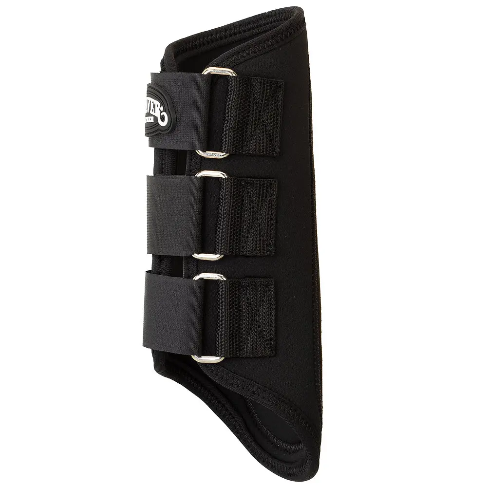 Weaver Horse Splint Boots Pair Neoprene Suede Padding Black 1
