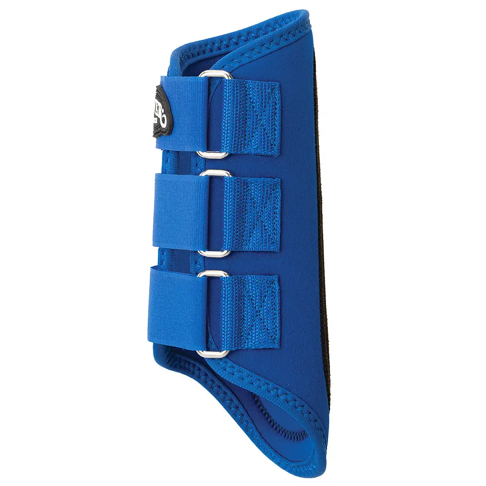 Weaver Horse Splint Boots Pair Neoprene Suede Padding Blue 1