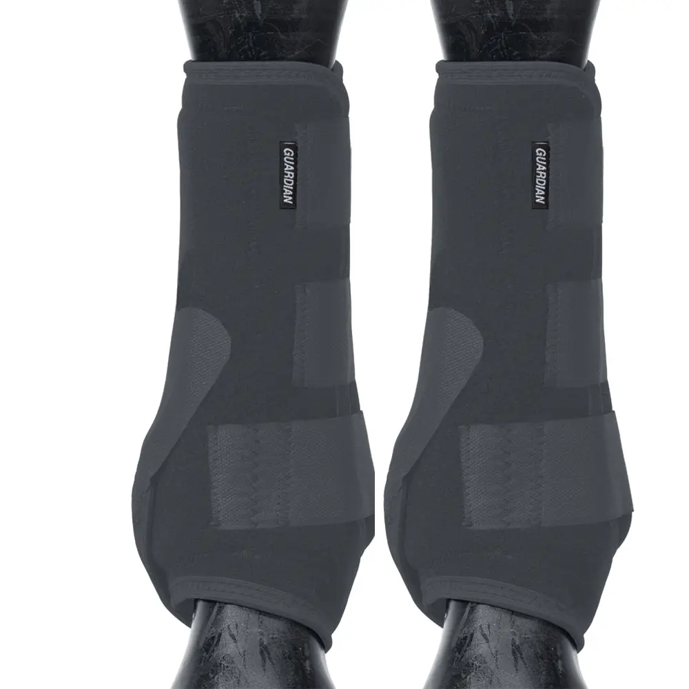 Weaver Horse Front Boots Synergy Guardian Athletics Graphite 1