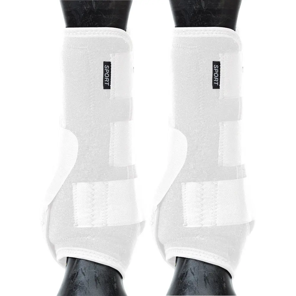 Weaver Horse Front Boots Synergy Sport Athletics White 1