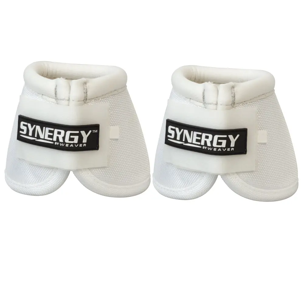 Weaver Horse Bell Boots Synergy Sport 2520D Ballistic White 2