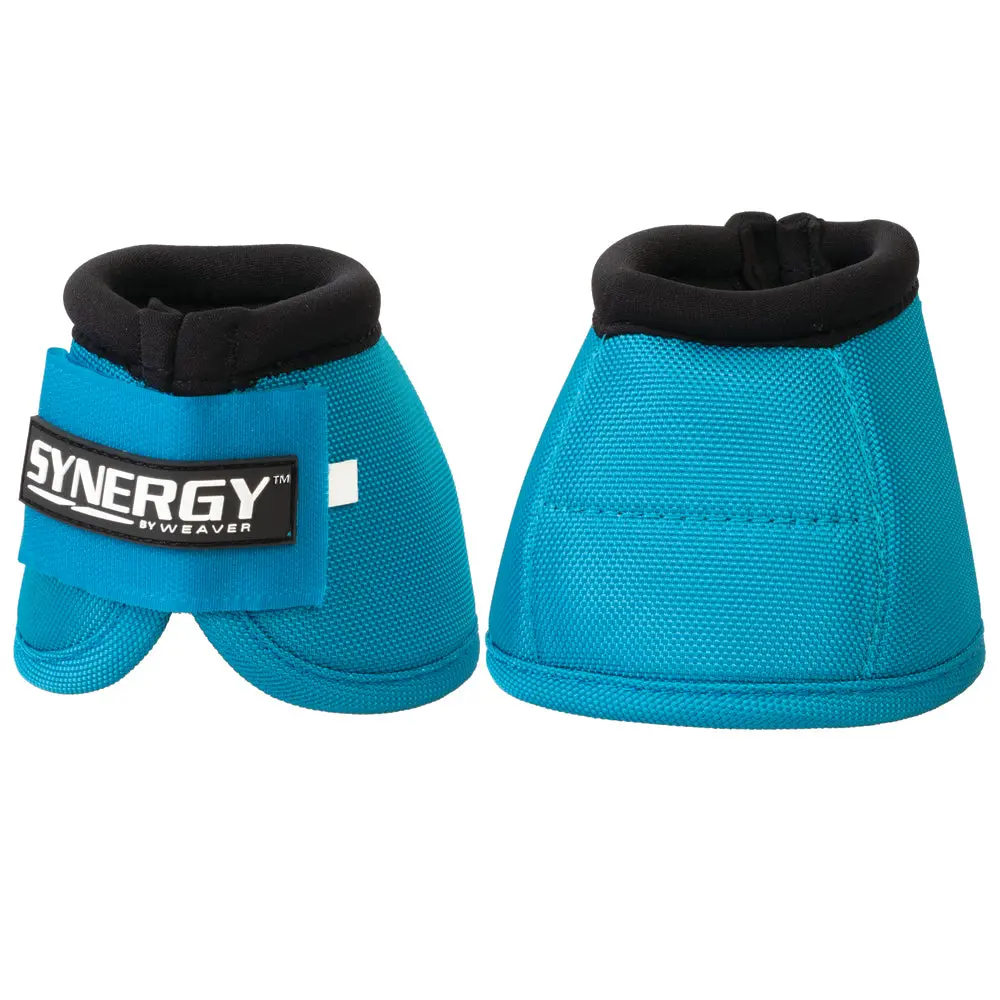 Weaver Horse Bell Boots Synergy Sport 2520D Ballistic Turquoise 1