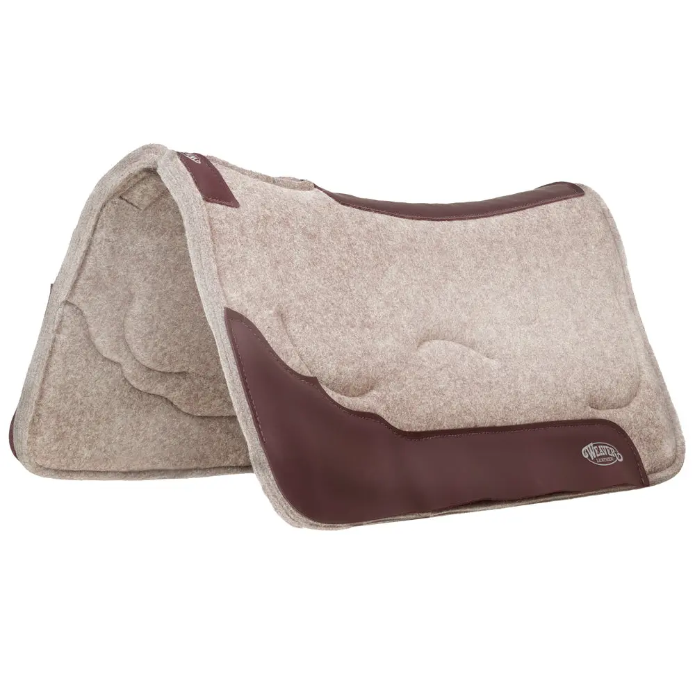 31 In X 32 Weaver Horse Saddle Pad Gel Contoured Wool Blend Felt 1