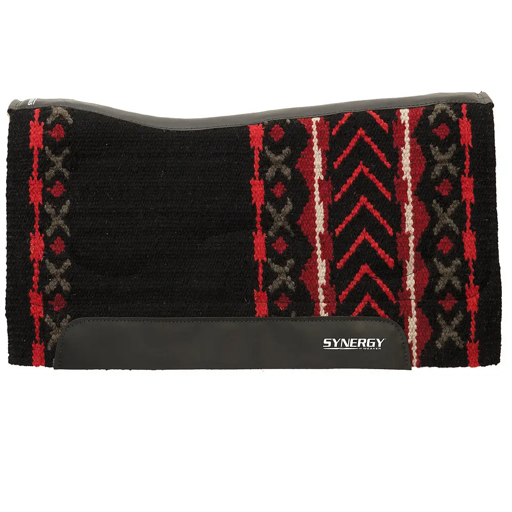 33 In X 38 Weaver Horse Saddle Pad Synergy Natural Fit Performance Red 1