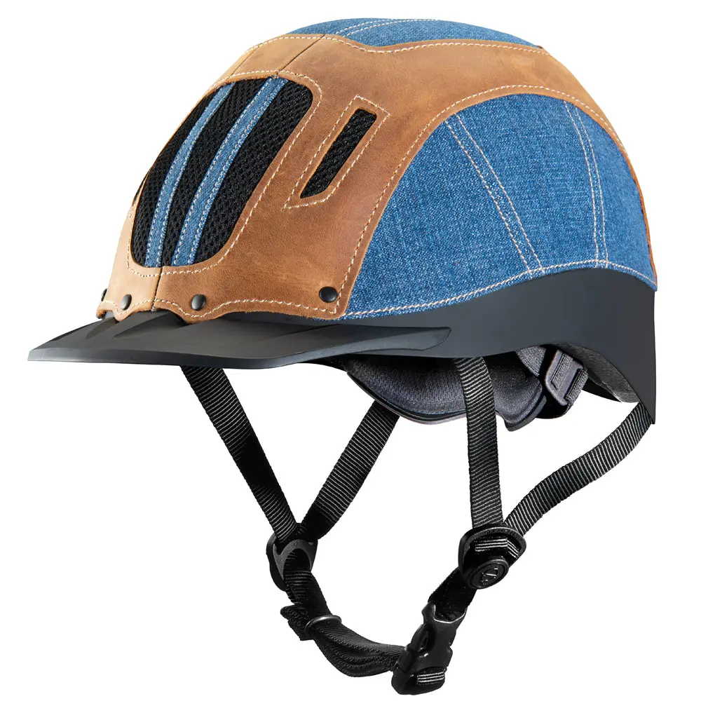 Troxel Horse Riding Helmet Western Sierra Denim 1