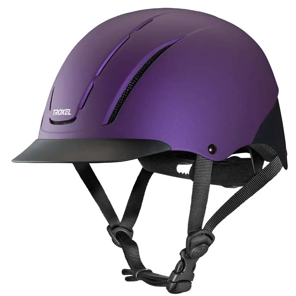 Troxel Full Coverage Design Optimal Horse Riding Helmet Violet Duratec 1