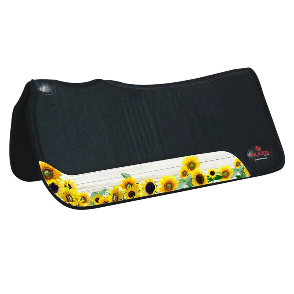 Hilason 31 In X 30 In Western Horse 100% Wool Felt Saddle Pad 27