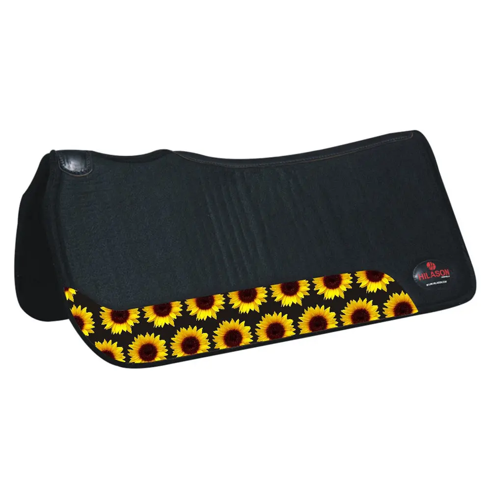 Hilason 31 In X 30 In Western Horse 100% Wool Felt Saddle Pad 37