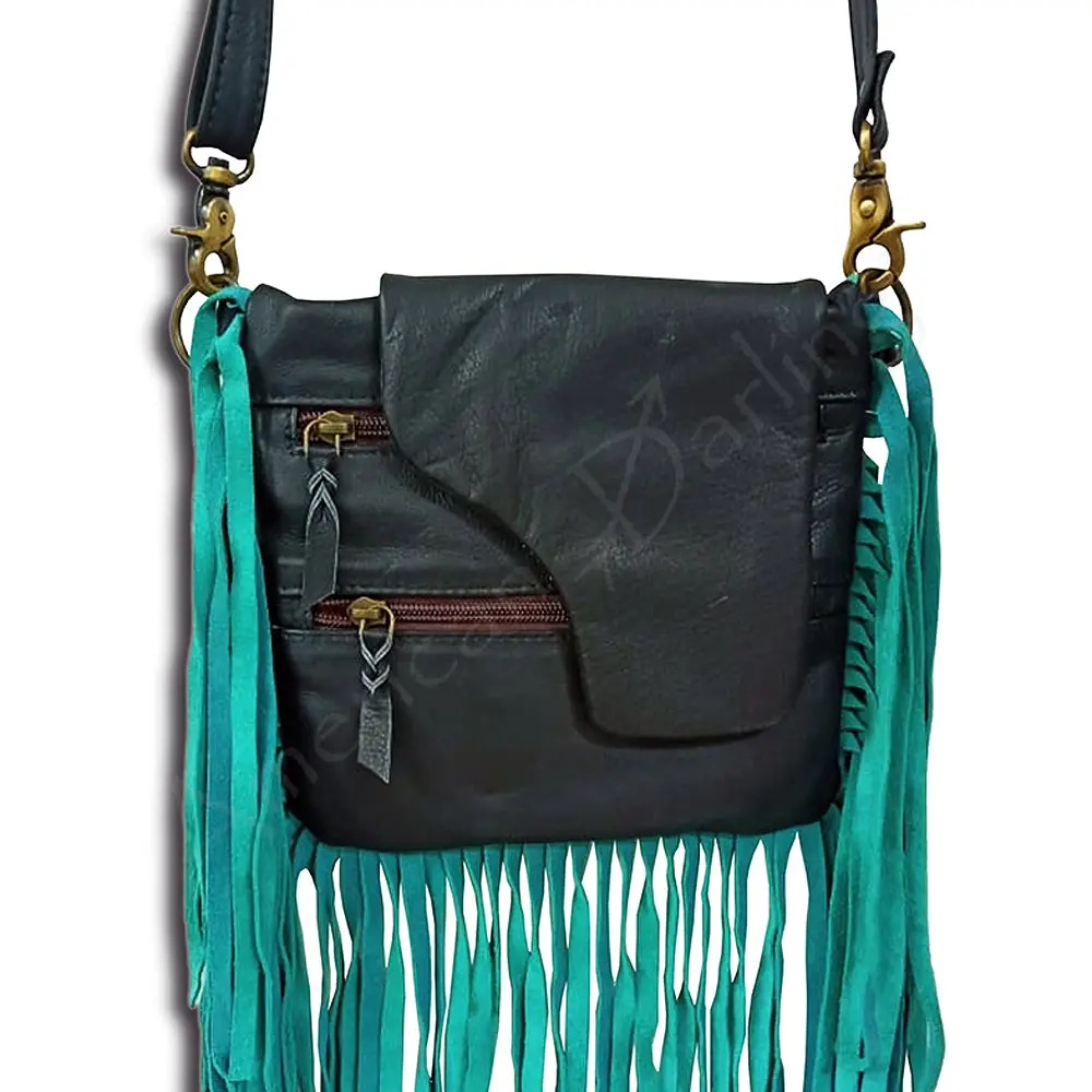 American Darling Crossbody Genuine Leather Women Bag Western Handbag Purse | Tote Hand Tooled 1