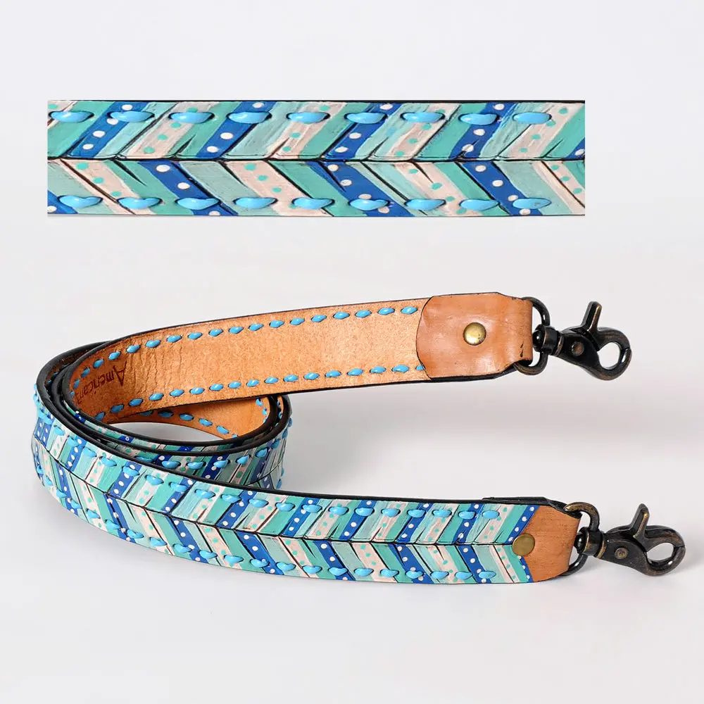 American Darling Genuine Leather Handle Strap For Crossbody Bags Phone Keychain Wallet Purse Clutch Cellphone Key Chain 1