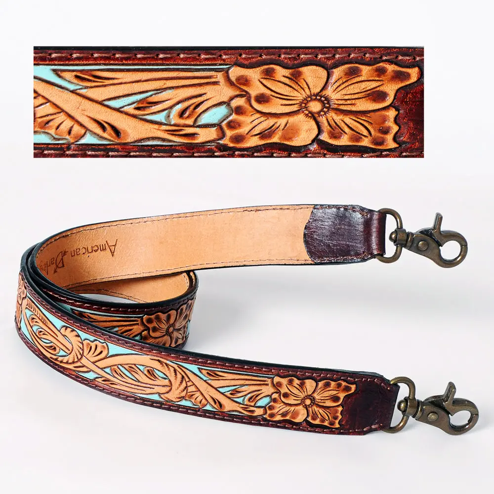 American Darling Hand Tooled Genuine Leather Crossbody Handle Strap For Bags Phone Keychain Wallet Purse Clutch Cellphone 1