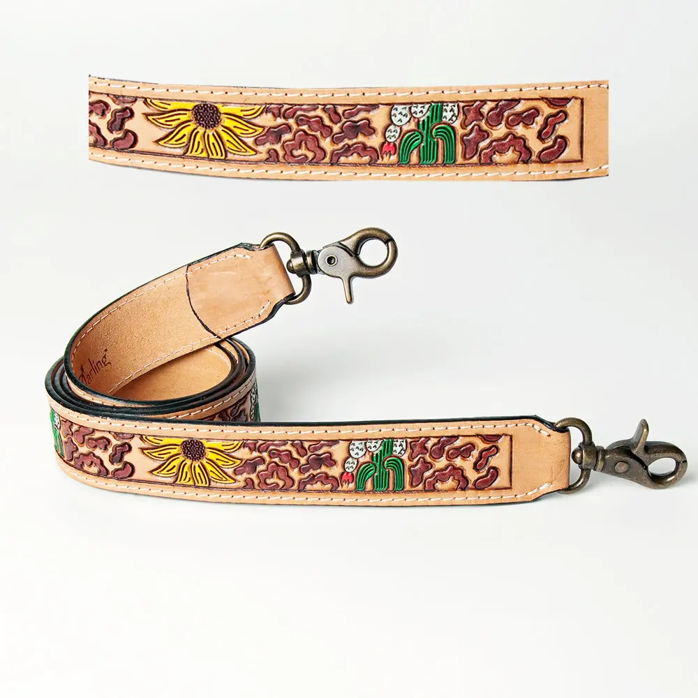 American Darling Hand Tooled Genuine Leather Crossbody Handle Strap For Bags Phone Keychain Wallet Purse Clutch Cellphone 1