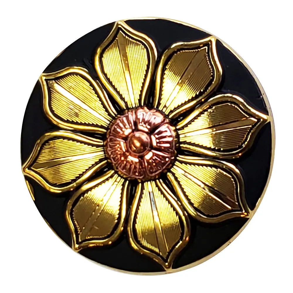 Antique Gold & Copper W- Black 1