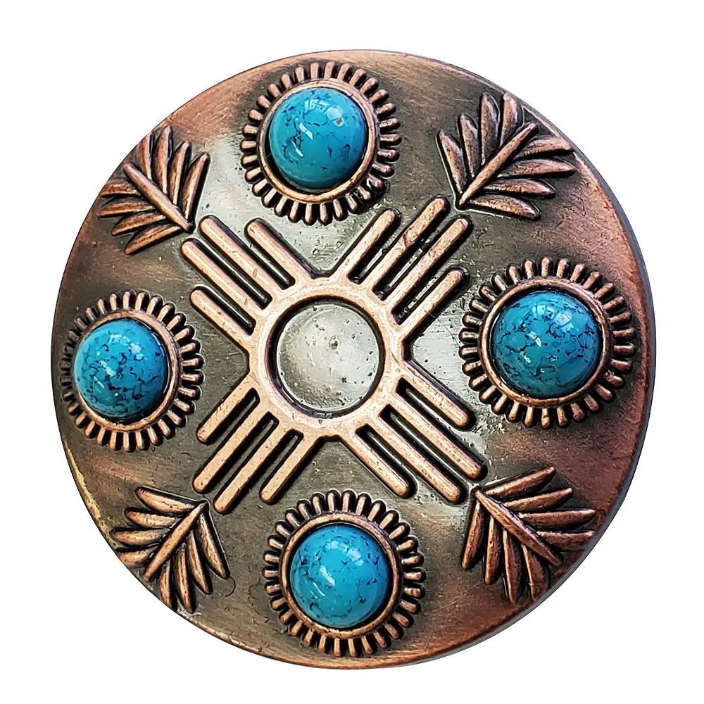 Antique Copper Turquoise Stone 1
