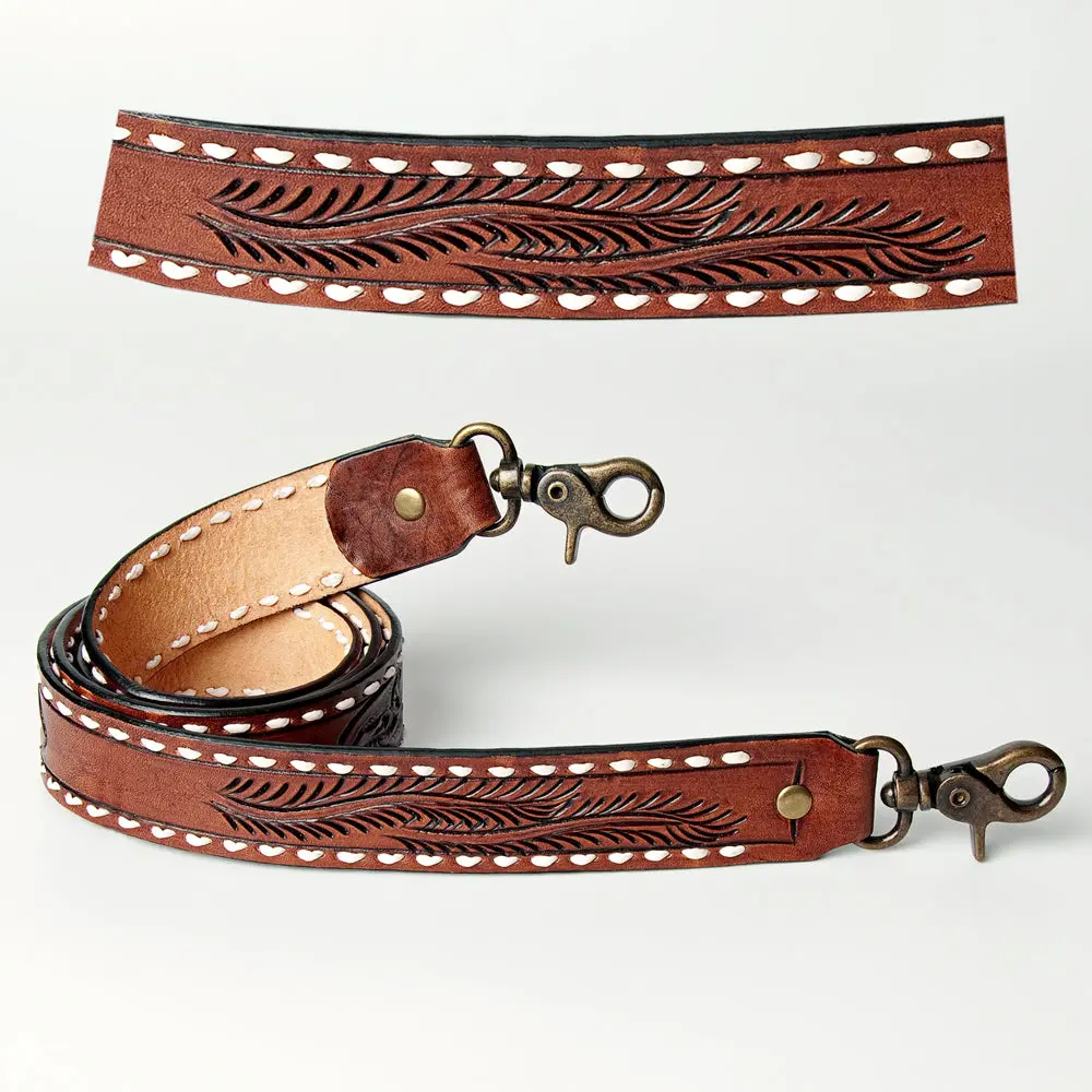 American Darling Hand Tooled Genuine Leather Crossbody Handle Strap For Bags Phone Keychain Wallet Purse Clutch Cellphone 1