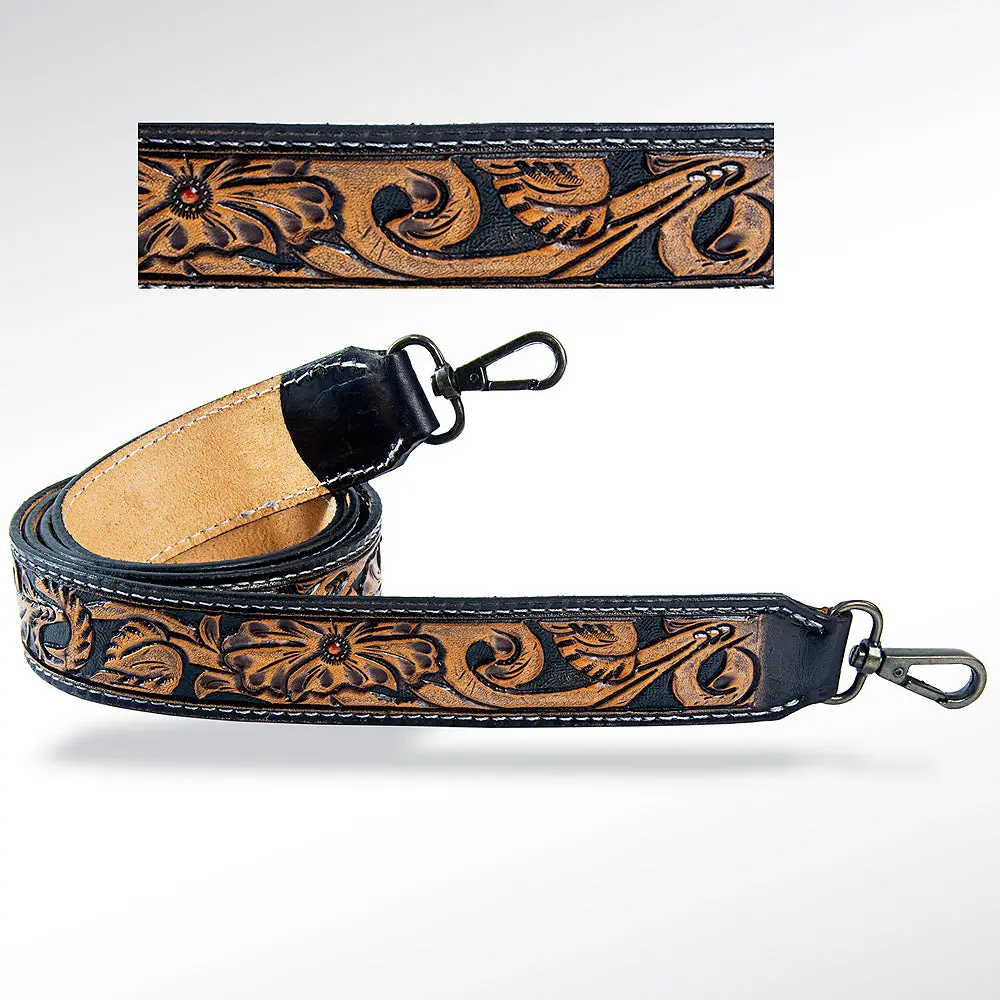 American Darling Hand Tooled Genuine Leather Crossbody Handle Strap For Bags Phone Keychain Wallet Purse Clutch Cellphone 1