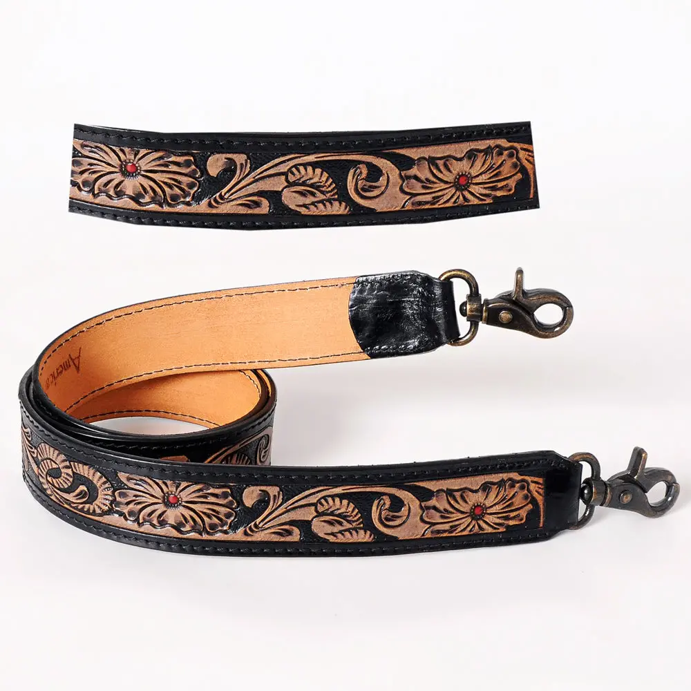 American Darling Hand Tooled Genuine Leather Crossbody Handle Strap For Bags Phone Keychain Wallet Purse Clutch Cellphone 1