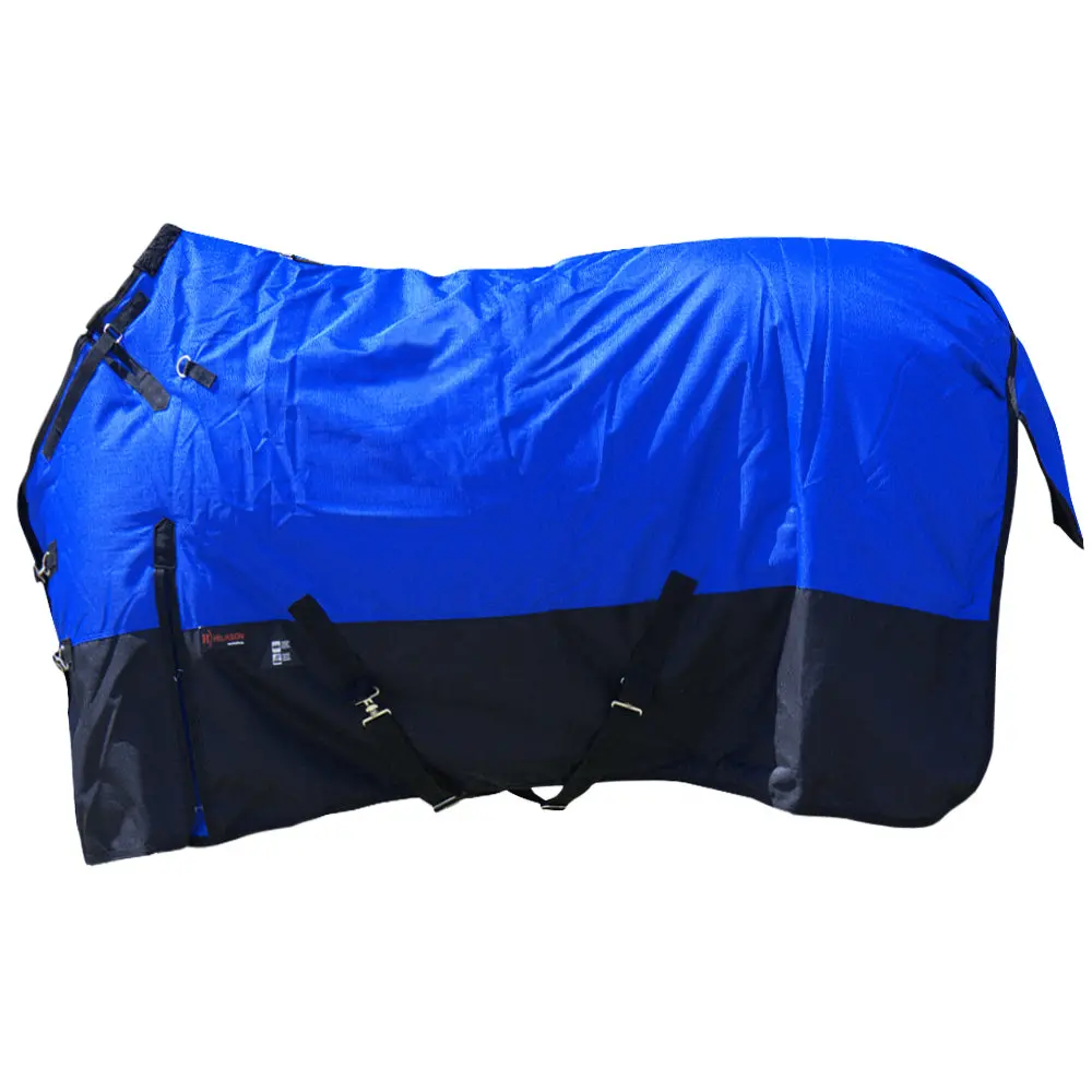 Hilason 600D Waterproof Turnout Miniature Horse Winter Blanket Blue 4