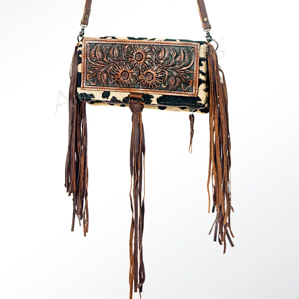 Gibg215 American Darling Hand Tooled Genuine Leather Women Bag Western Handbag Purse 1