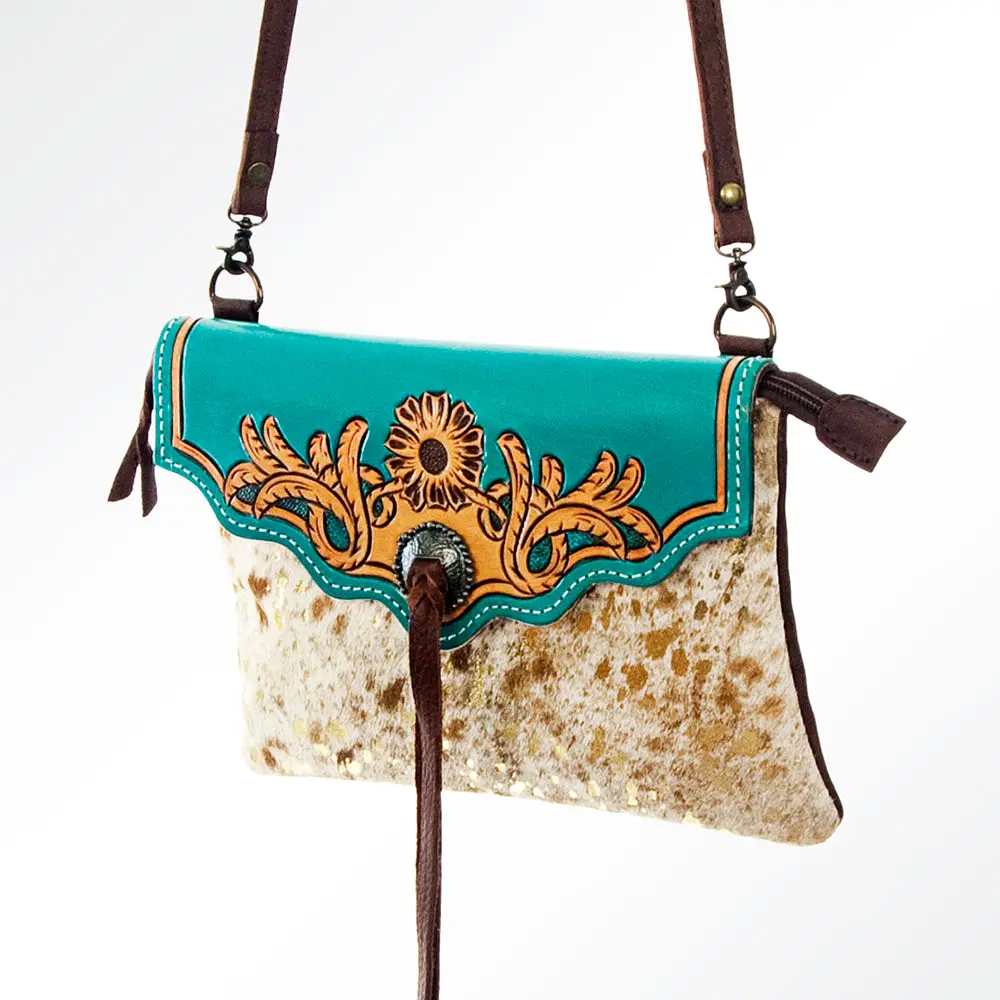 American Darling Envelope Hair On Genuine Leather Women Bag Western Handbag 1