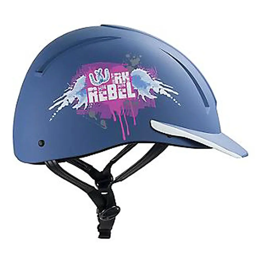Extra Small Irh Equipro Western Horse Riding Helmet Blue Rebel 1