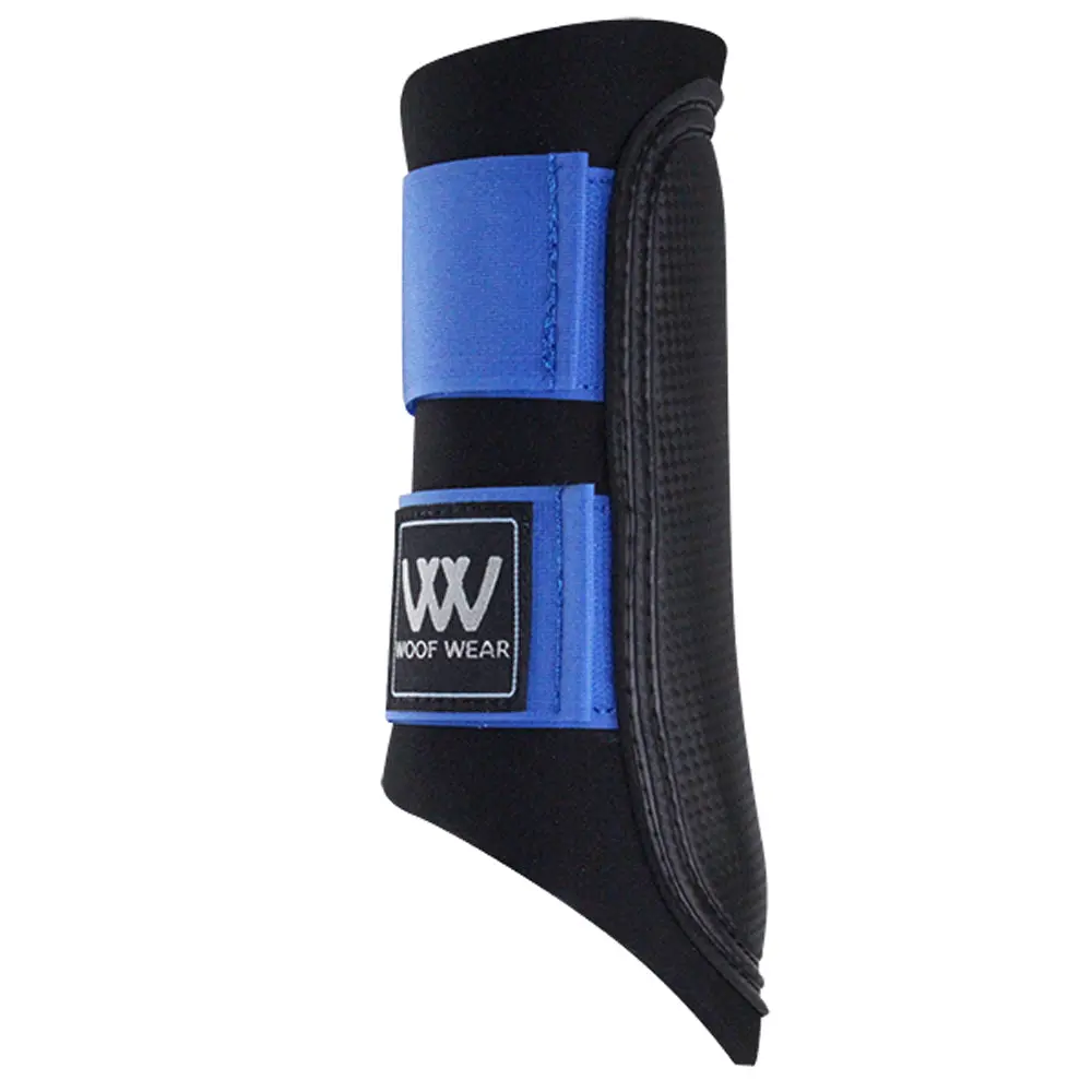 Woof Wear Horse Sport Brushing Boot Full Coverage Strike Pad Blue 1