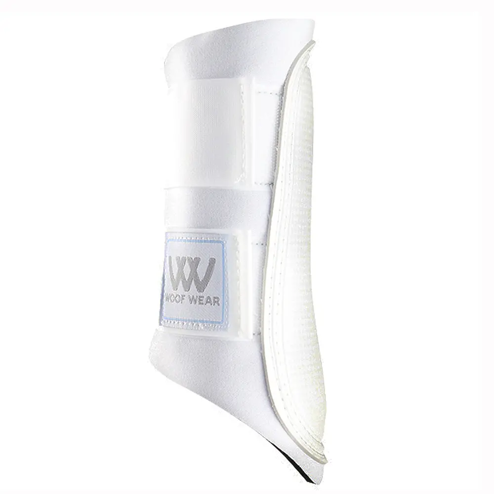 Woof Wear Horse Sport Brushing Boot Full Coverage Strike Pad White 1